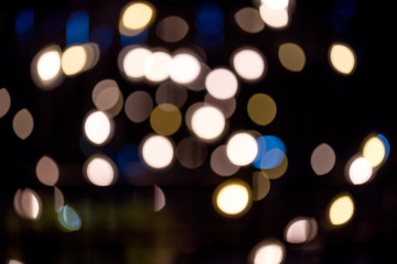 abstract blur Christmas bokeh background.