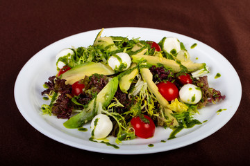 Salad with avocado
