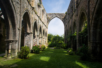 Fototapeta na wymiar Abbaye de Beauport, Paimpol, Brittany, France