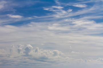 青い空と白い雲
