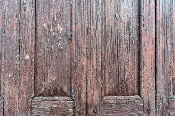 wooden texture of old painted door Board.