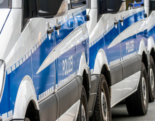 Polizeieinsatz Wagen