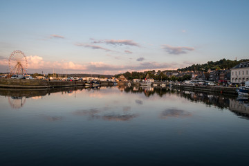 Fototapeta premium Honfleur at night, Normandy, France