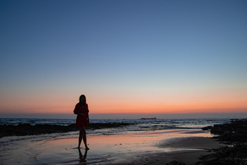 Sunset at the beach