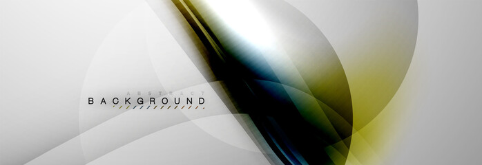 Smooth flowing wave motion concept background