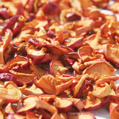 Dried apples. Fruit
