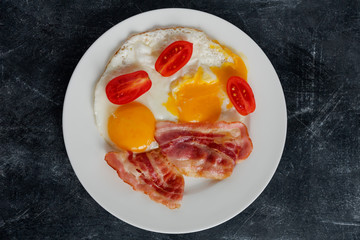 fried eggs