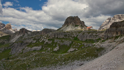 Hütte in den Bergen