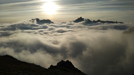Atardecer Collado Jermoso. Picos de Europa