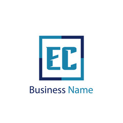 Obraz premium Initial Letter EC Logo Template Design