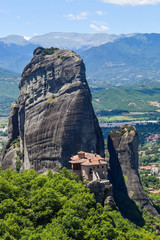 Rocks of Meteora in Greece.