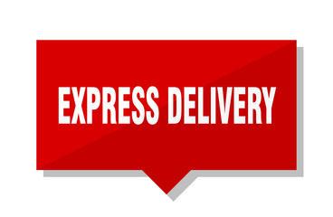 express delivery red tag