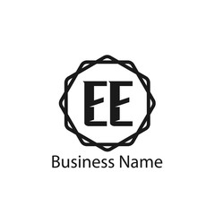 Initial Letter EE Logo Template Design