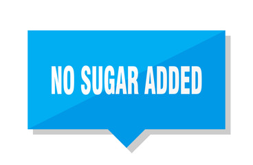 no sugar added price tag