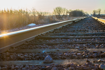 Railroad over bridge 