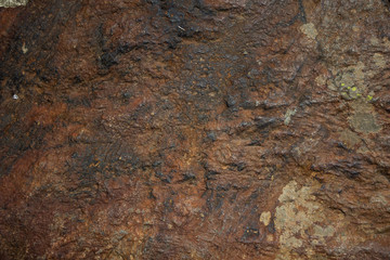 The texture of the stone