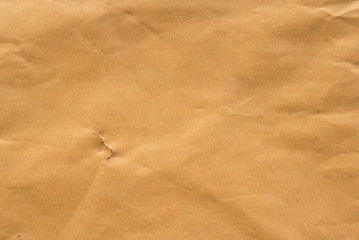 Brown wrinkle recycle paper background