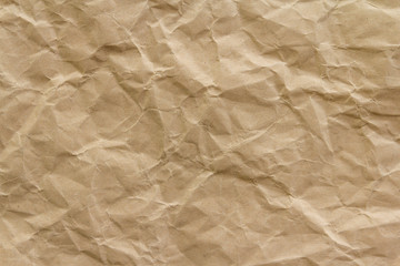 Obraz premium Brown wrinkle recycle paper background
