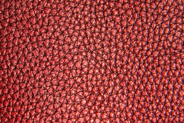 Red leather texture background, backdrop or texture