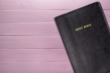 Holy Bible  book on a  background
