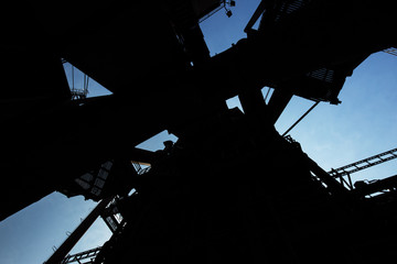 Industrial Building looks like a black monster