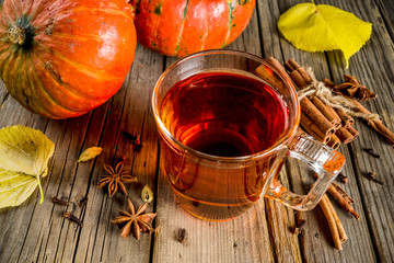 Spicy pumpkin tea