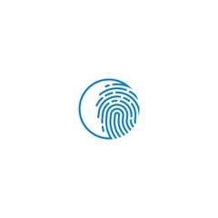 logo finger print abstract