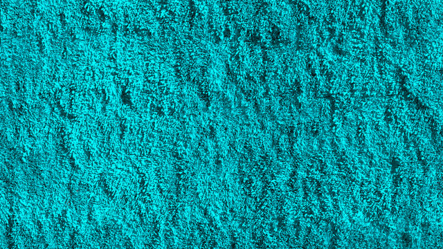 Alfombra de pelos celeste. 3D