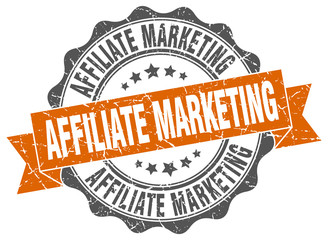Obraz premium affiliate marketing stamp. sign. seal