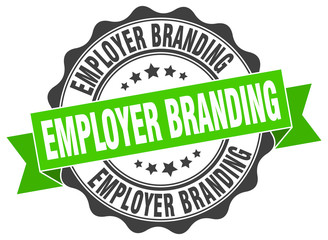 employer branding stamp. sign. seal