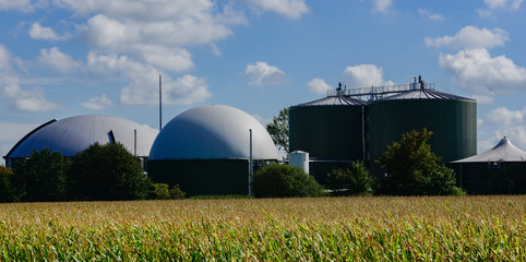 Biogasanlage für Energieerzeugung