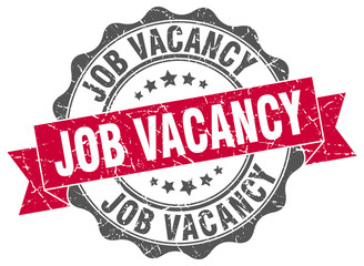 Fototapeta premium job vacancy stamp. sign. seal