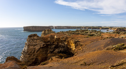 Coastline near Great Ocean Road. Port Campbell National Park, Victoria, Australia.