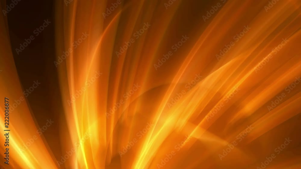 Canvas Prints vector energy light orange aura. dynamic waves effect background. 4k ultra high definition animation