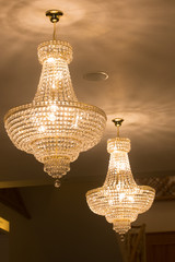 room chandelier in a large hall