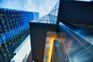 Foto op Plexiglas Toronto skyline in financial district © eskystudio