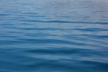 The open sea with calm waves
