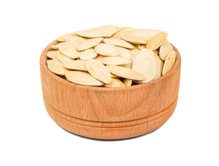 Pumpkin seeds in bowl