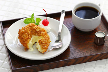 homemade fried ice cream