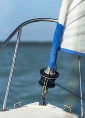 Boating detail on lake Balaton