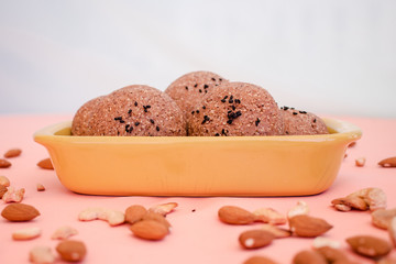 chestnut bread and almonds