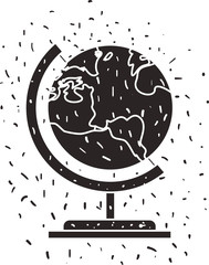 world planet map icon