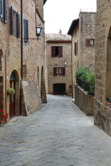 Fototapeta na wymiar Scorcio di Monticchiello, Regione Toscana