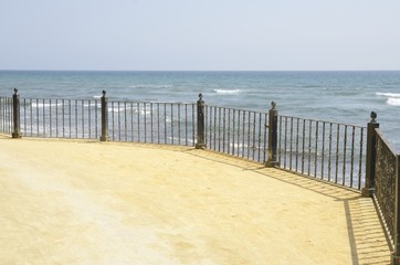 Obraz premium Balcony to the sea