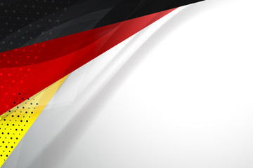Germany flag concept background for Independence Day and other events, Vector illustration
