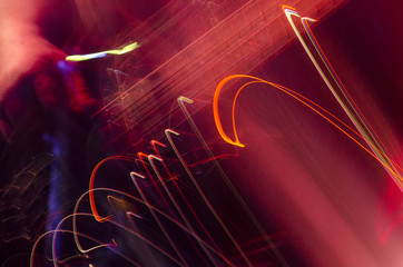 Guitarra en movimiento