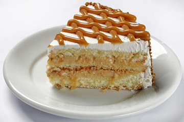 Covered cake milk sweet