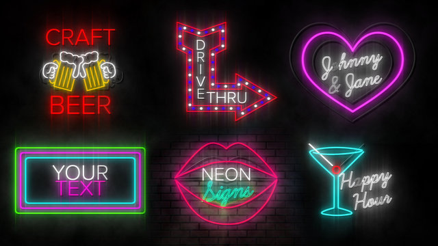 Shaped Neon Signs