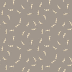 UFO military camouflage seamless pattern in different shades of beige and brown colors