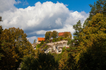 Obraz premium Pottenstein in Oberfranken